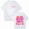 Be Happy Lift Heavy Tee Shirt For Women Funny Workout Weightlifting Graphic Tops Gym Mommy Short Sleeve Tshirts Female Clothing