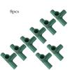 8pcs 11mm Plastic Garden Plant Awning Joints Connector Frame Greenhouse Bracket Parts