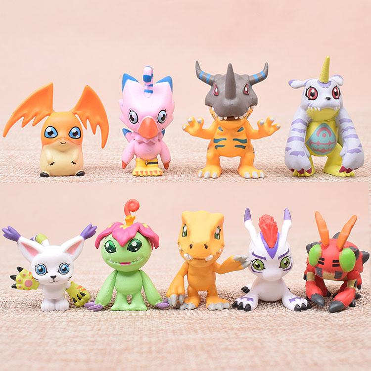 Digimon Adventure Figure Candy Toys Agumon Gabumon Patamon Gatomon Action Figure Model Collectible Doll Ornament