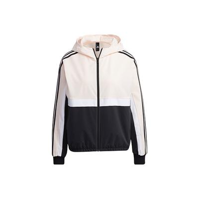 Future Icon Color Block Hooded Jacket Women Jacket Pink GP0622