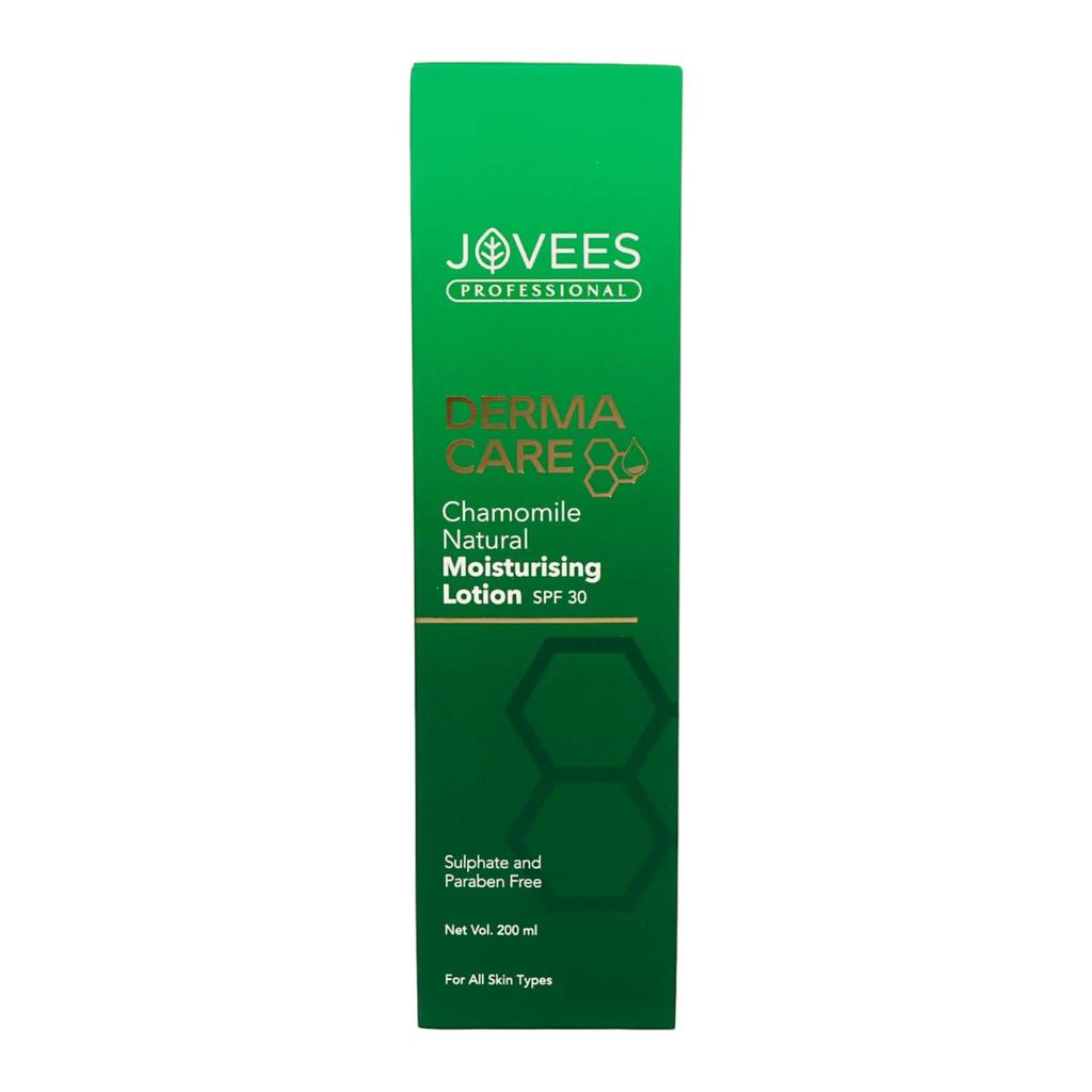 Jovees Увлажняющий лосьон с ромашкой SPF 30 200 мл | Легкий увлажняющий лосьон для тела и лица для всех типов кожи | Ежедневный солнцезащитный крем