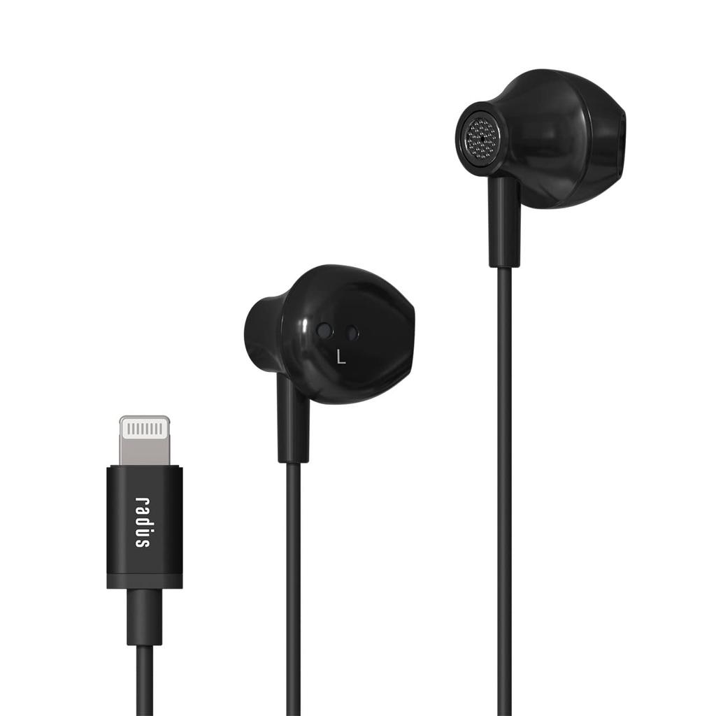 Наушники-вкладыши Radius iPhone с разъемом Lightning iPhone iPad iPhone Пульт дистанционного управления с микрофоном Наушники HP-NEL12 Hands-free