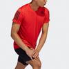 adidas Футболки Мужские Красные С Круглым Вырезом Умеренный Прямой Крой H11108