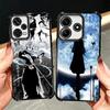 Чехол для телефона с покрытием Bleach Kuchiki Rukia для Xiaomi Redmi Note 14 15 Pro Plus 13 12 11 11S 11T 10 9S 9 5G, противоударный чехол с подушкой безопасности