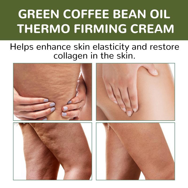 Green Coffee Bean Oil Thermo Firming Cream Moisturizing Body Lotion for Reduction and Smoother Skin Texture