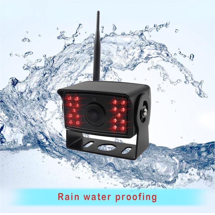 1296 HD Wireless Car Truck Van Trailer Bus Backup Camera WiFi IR For iOS Android