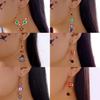 Halloween Costume Jewelry Alloy Earrings With Ghost And Spider Web Design For Men And Women