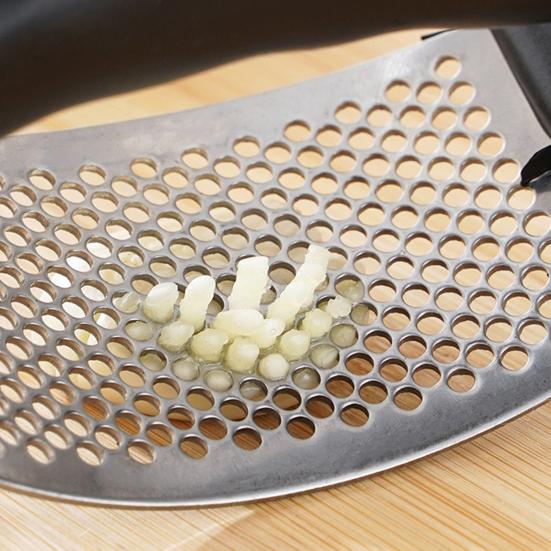 1/2/3 шт. Чеснокодавка из нержавеющей стали, легкоочищаемая чеснокодавилка, измельчитель для овощей и имбиря, измельчитель для любителей кулинарии