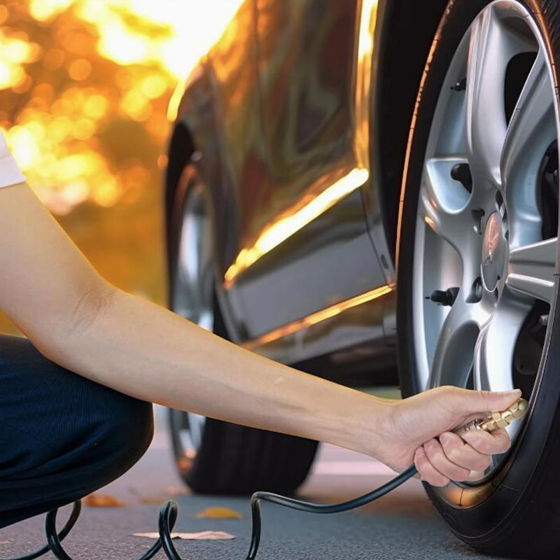 Portable Air Chucks Solid Metal Closed Ball Air Chuck 1/4Inch NPT Standard Quick Plug Tire Inflator Gauge Nozzle Metal 2PCS