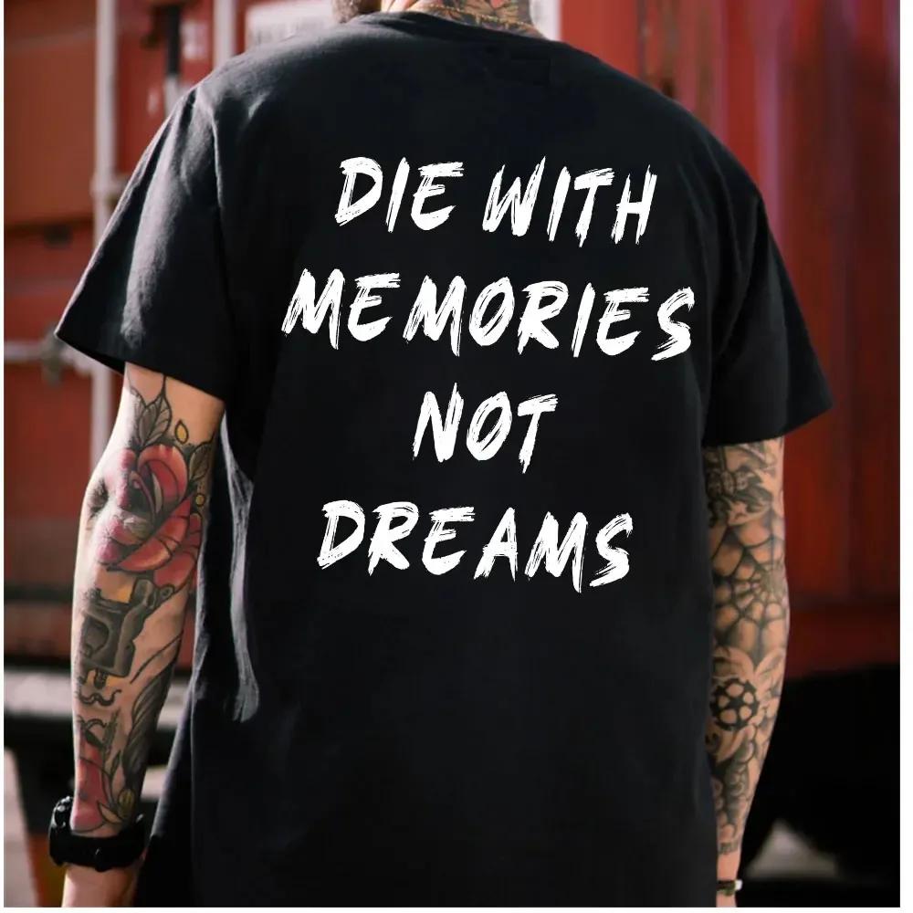 Back Letter Printed Loose Breathable Daily Casual Clothing High Street Short Sleeve T Shirt Camiseta harajuku Funny T-Shirt