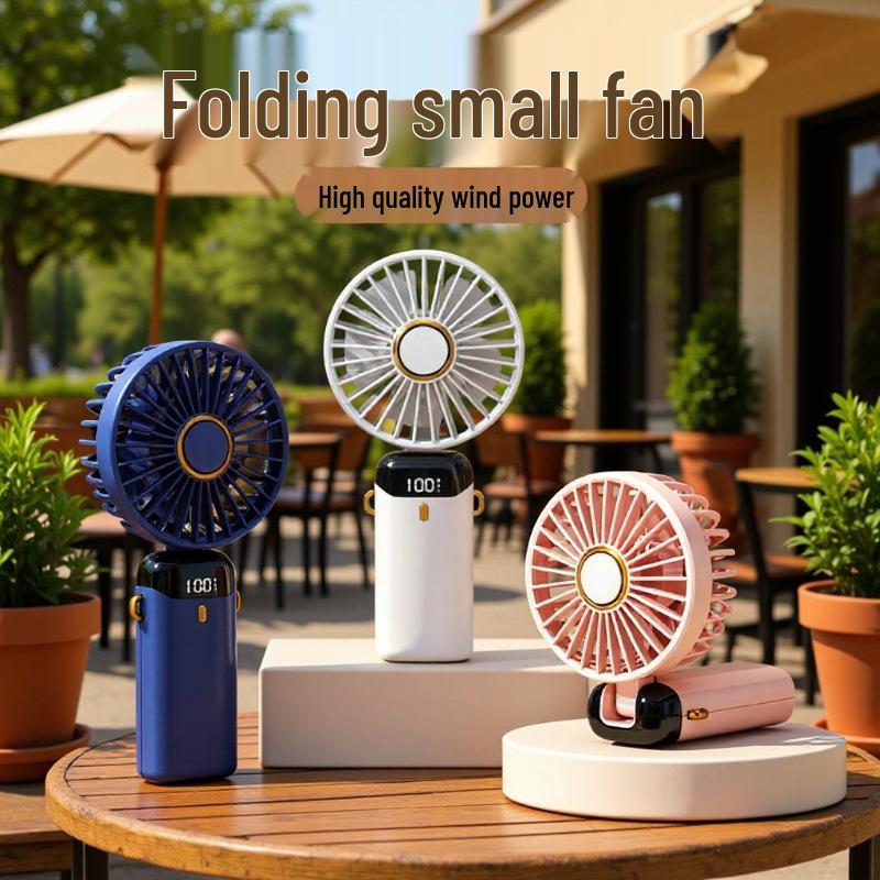 New Portable Mini Silent USB Rechargeable Handheld Fan for Students