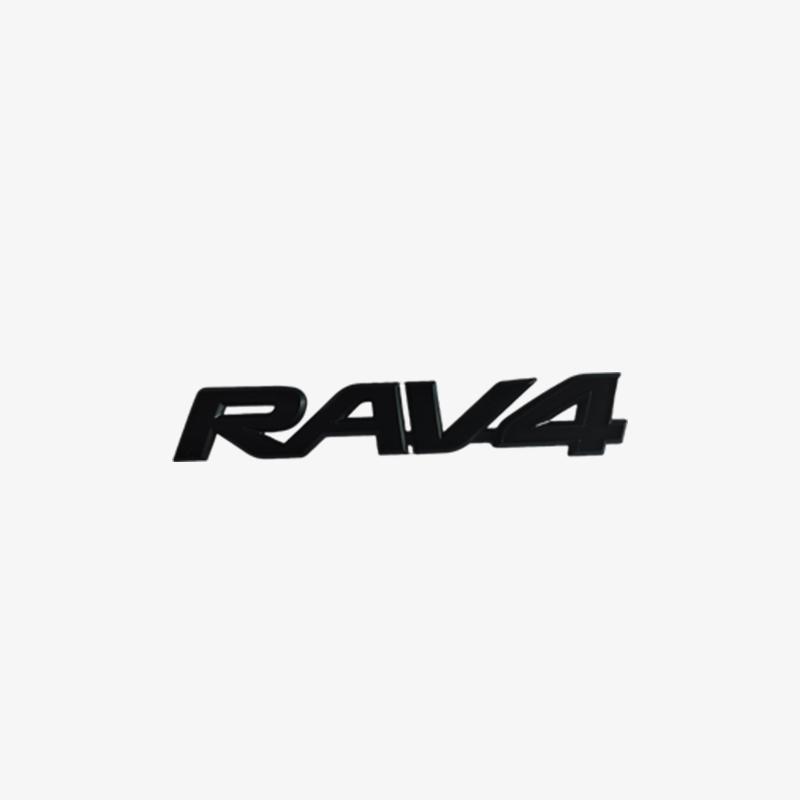 1PCS ABS Car Body Trunk Emblem Sticker Rav4 LOGO For RAV4 SUV Badge Auto Rear Letter Decal Exterior Accessories
