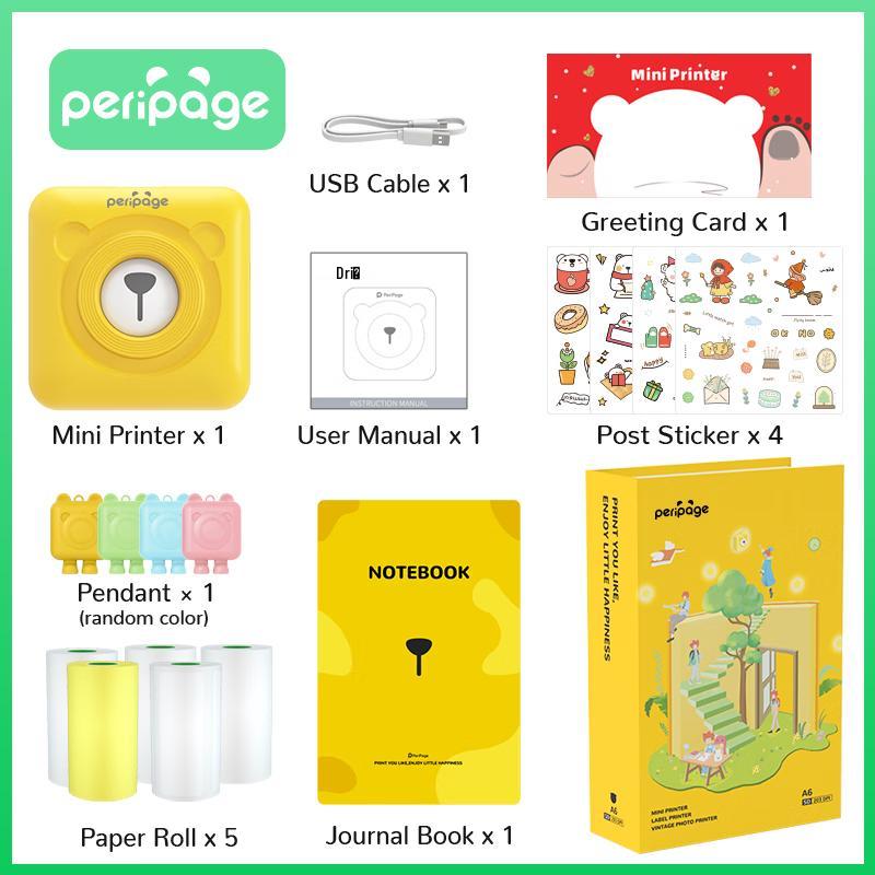 AiLiXiong Portable Inkless Thermal Printer CN plug (adapter included)