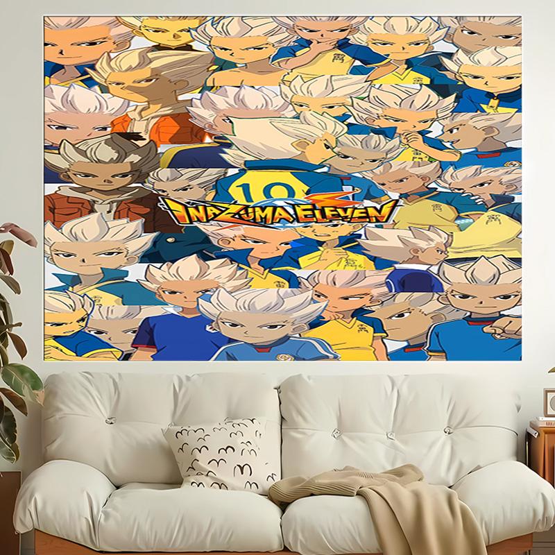 1pc Inazuma Eleven Tapestry, Living Room, Bedroom, Office, Party Decor, Ideal Festive Gift