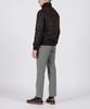 Panicale Brown Nubuck Lambskin Blouson Jumper