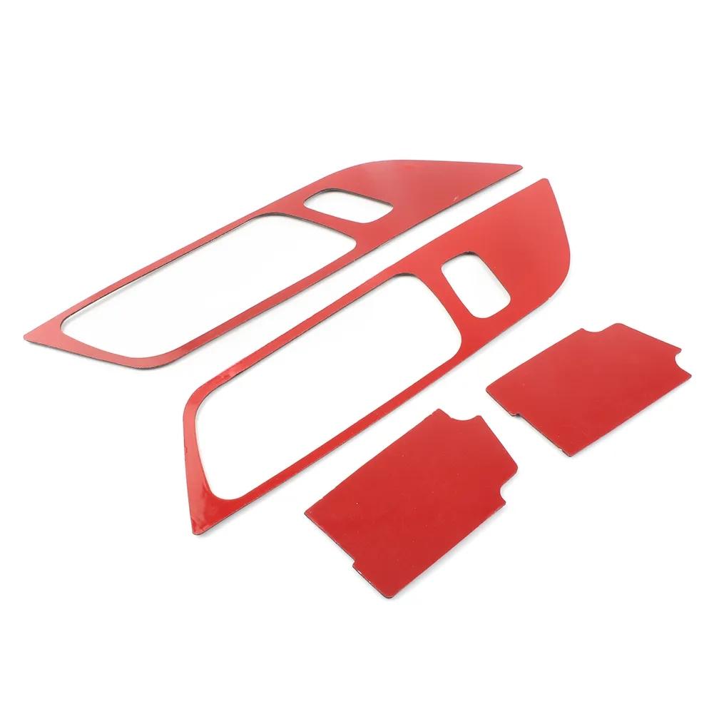 ABS рамка дверной ручки автомобиля карбоновое волокно стиль отделка наклейка декор для Ford Mustang 2015 2016 2017