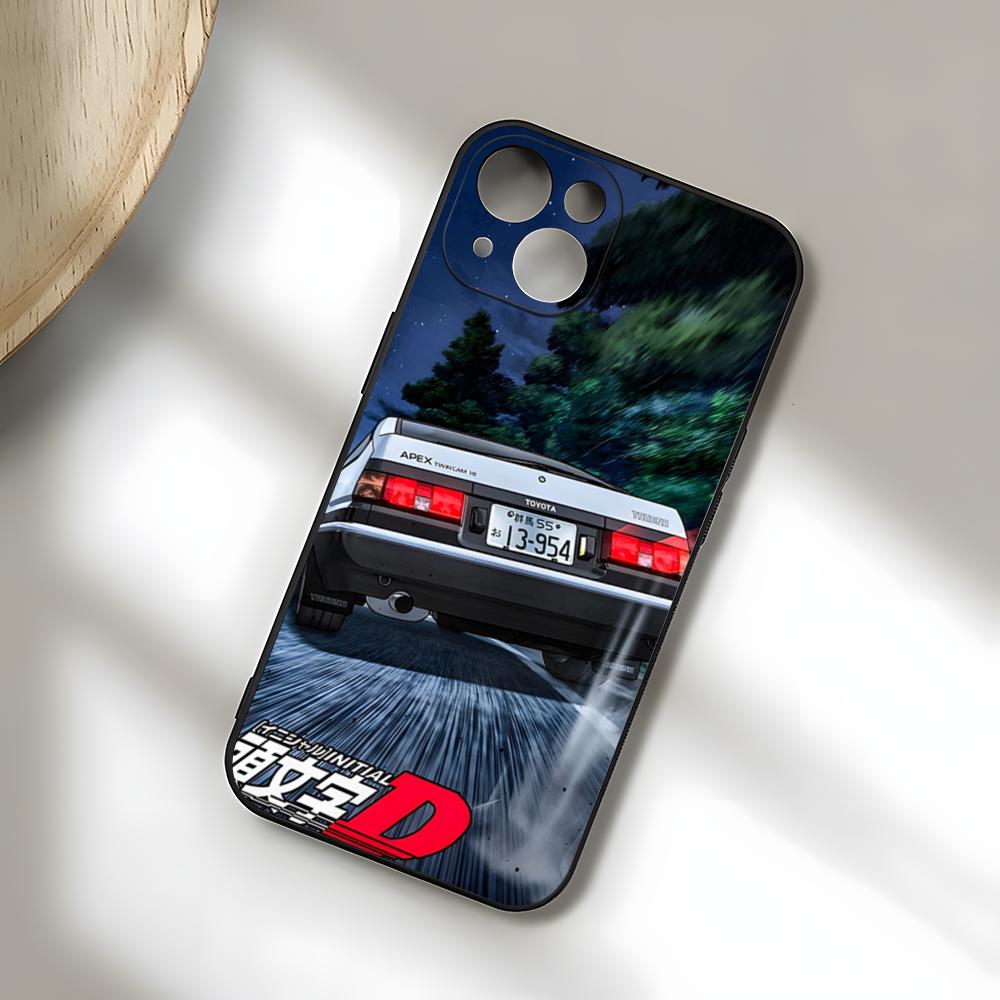 Чехол для телефона I-Initial D AE86 для iPhone 17 Pro Max 15 Pro 16 14 Plus 12 13 Mini 11 Pro, противоударный, мягкий чехол