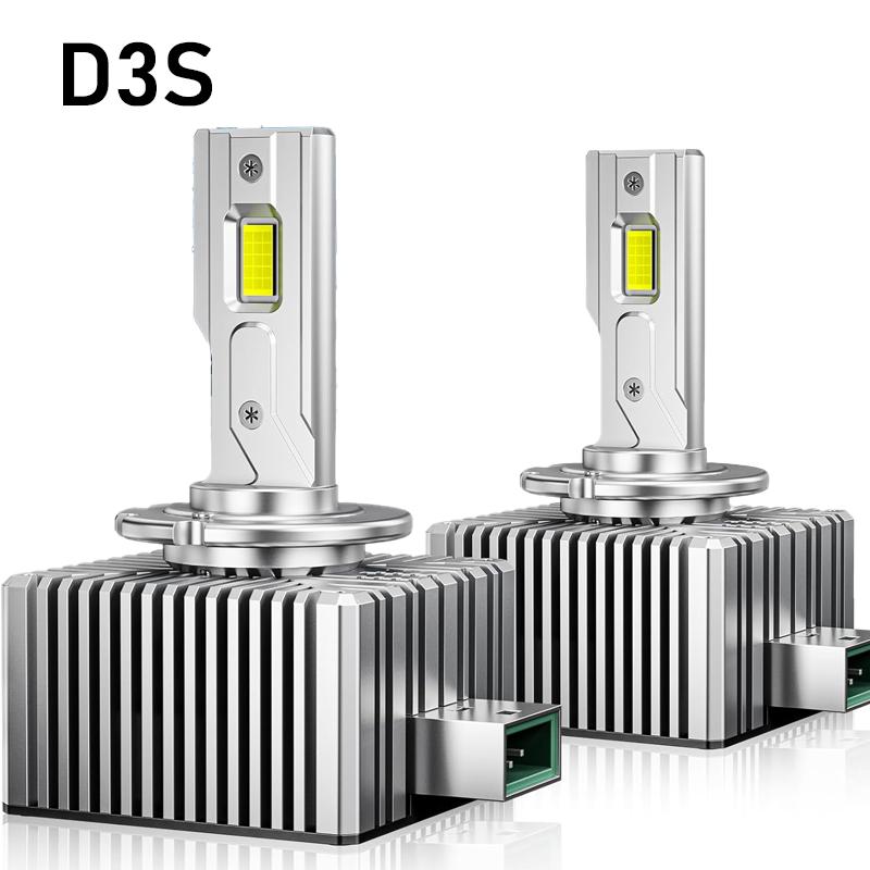 D3S D1S светодиодная фара HID D2S D4S D8S Canbus 30000LM D2R D4R двухсторонняя CSP чип автомобильная лампа дальнего и ближнего света ксеноновая лампа Plug&Play