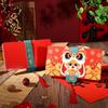National Trend Folding Red Envelope Cartoon Snake Year Red Packet 2025 New Year Packet  Party Gifts