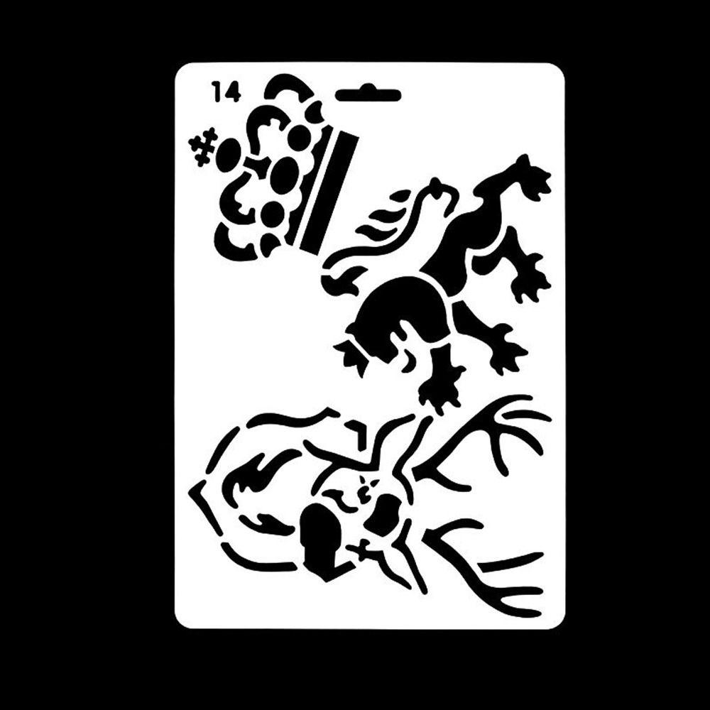 Reusable Face Paint Templates Hand Painting Tattoos Makeup Tools DIY Body Art Paint Stencils Party