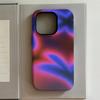 Роскошный Цветной Чехол-Аврора для iPhone 17 16 15 14 13 12 11 Air Pro Max Plus Роскошная Двухслойная Задняя Крышка