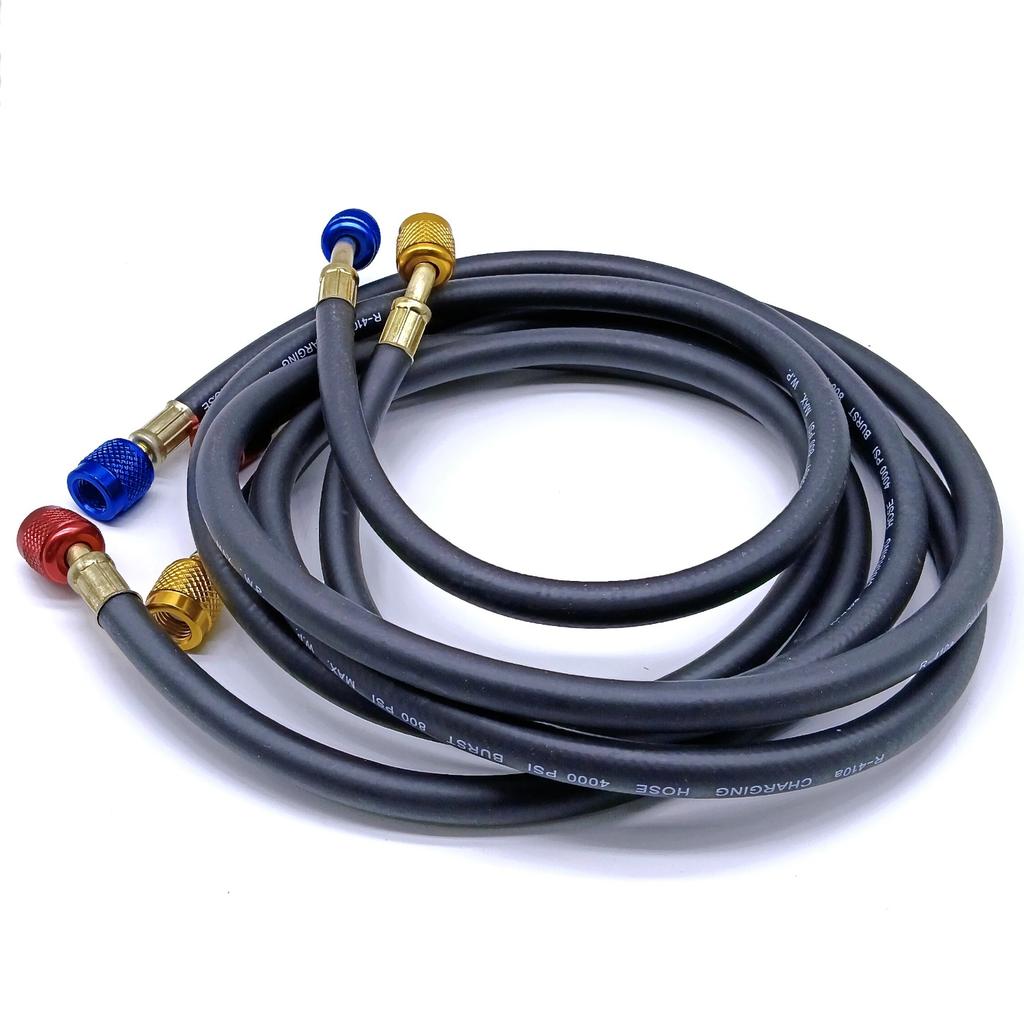 R134a R410A Шланги для заправки хладагента кондиционера HVAC Инструмент для кондиционирования воздуха Автомобильный силиконовый шланг Техническое обслуживание системы кондиционирования воздуха