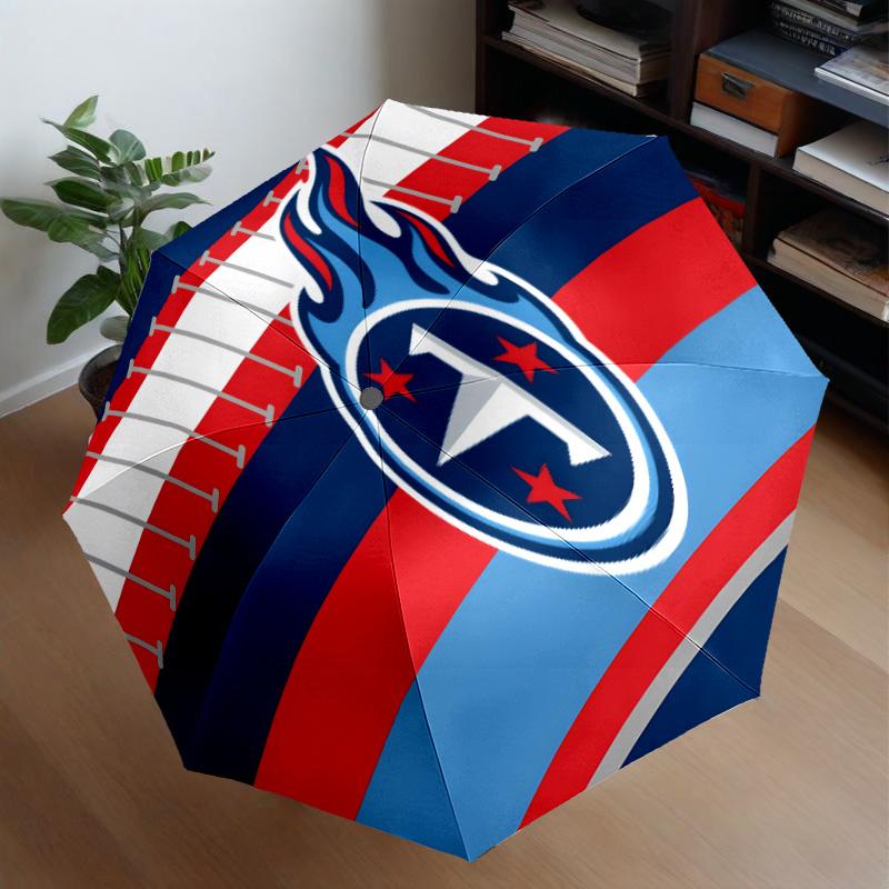 Tennessee Logo Art Umbrella 8-Frame for Travel, Camping, Casual Lightweight Portable Umbrella, Essential for Every Family Holidays Gift
