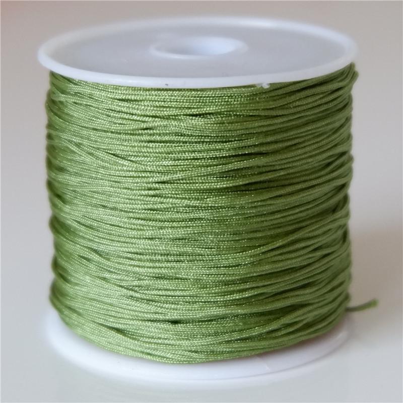 Тайваньская нефритовая линия №. 72 Нефритовое ожерелье Веревка плетеная нить Сделай сам ручная работа Китайский узел нить около 45 метров