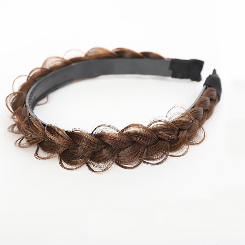 Женская повязка для волос Fishbone Braid Ленивый парик Twist Braid Повязка на голову Шпилька Bohemia Fashion Нескользящий головной убор Свадебные аксессуары для волос