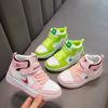 Новая мода и модная повседневная обувь Мягкая подошва Противоскользящие Высокие трендовые кеды Детская спортивная обувь 2025 Лето
