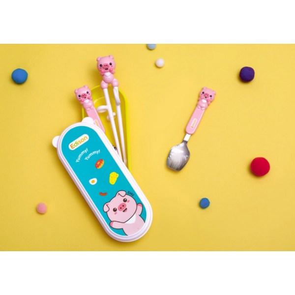 Edison Children's Little Pig 4-piece Case Set, Pink, 1 Set