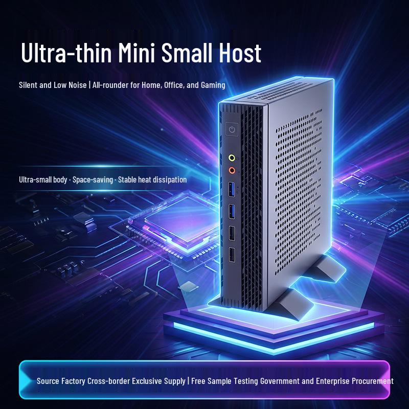 Мини-ПК Core i5-6300U, Низкопотребляющий Настольный ПК для Офиса/Дома