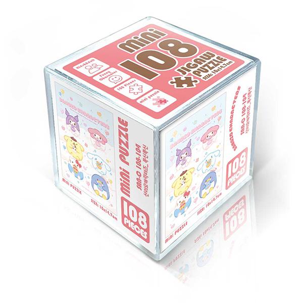 Sanrio персонажи магазин воздушных шаров Cinnamoroll Cube Пазл 108 шт. Kuromi My Melody Pom Pom Purin Cinnamoroll