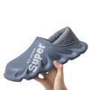 Winter Men Women Warm Slippers Plush Cotton Slippers Indoor Home Waterproof Non-Slip Shoes For Couples Bedroom Warm Shoes 36-47
