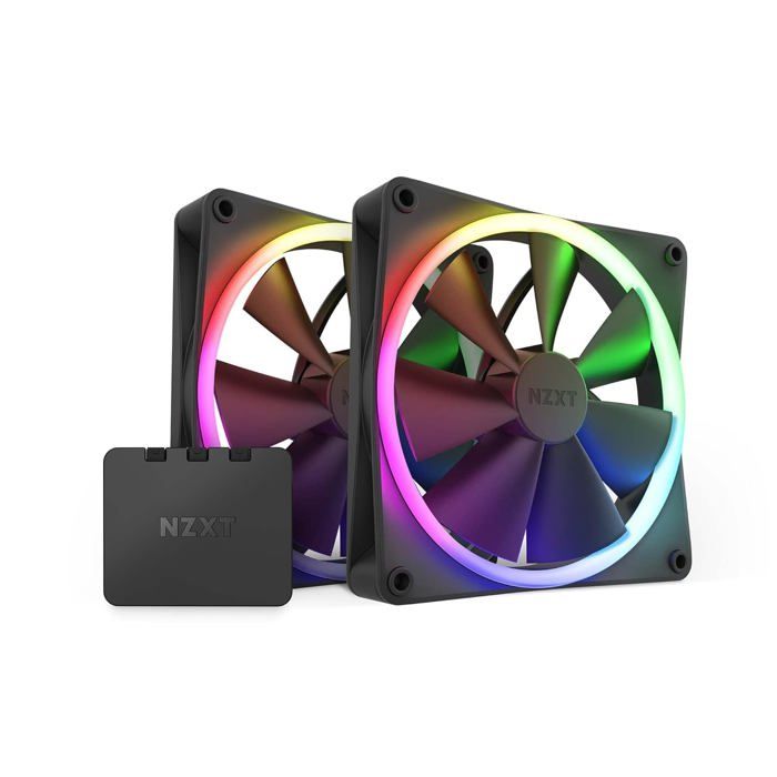 Ventilateur RGB - NZXT - F140 - 14 cm - 500 à 1800 tr/min - 20 à 32,5 dB