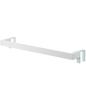 Yamazaki Jitsugyo Towel Hanger Bar Wide White Approx. W33XD6~7XH4cm Plate Perfect for Door Thickness Adjustable Towel Rack 4749