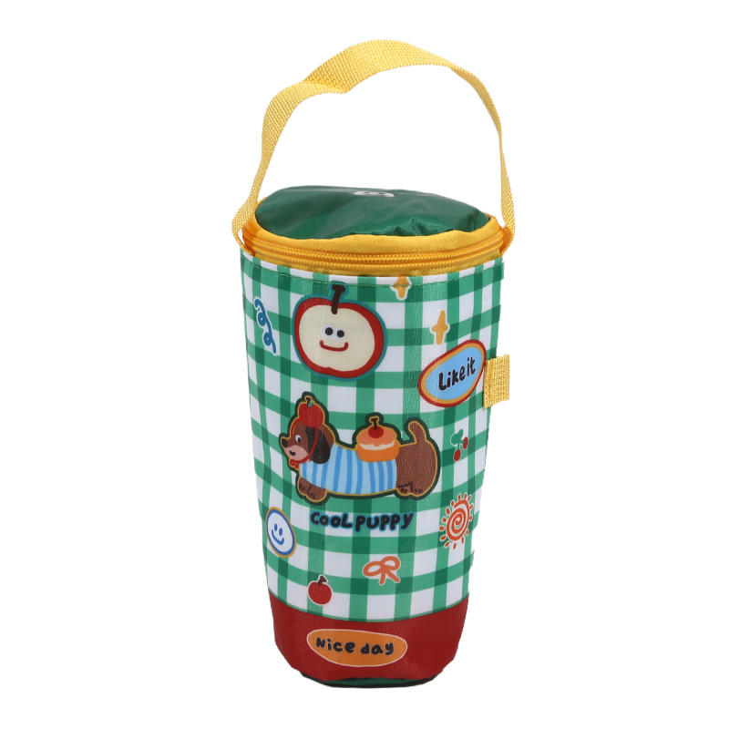 Portable Milk Tea Tote Bag With Heat Preservation Insulated Cup Cover Colorful Eco Friendly Handbag For Carrying Beverage And Drink Accessories