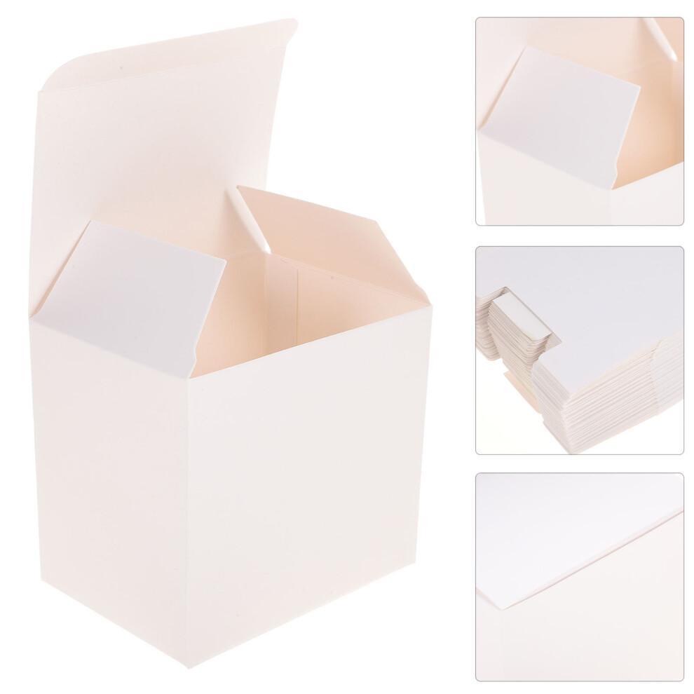 40 Pcs 5x5x5 Shipping Boxes Small White Paper Festive Gift Bags