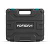 Yofidra 3-в-1 Электрический ударный шуруповерт 25+3 крутящий момент Ручной беспроводной ударный шуруповерт Электроинструмент для деревообработки Для аккумулятора Makita 21V Штифт