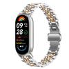 Ремешок из нержавеющей стали для Xiaomi Mi Band 10/9/8 Металлический Оригинальный Сменный Браслет Correa для Xiami Mi Band 10 9 8 Аксессуары
