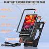 For Lenovo Tab K11 Plus/Zhaoyang K11 B352FU,TB230XC Kickstand Case TPU PC Silicone Tablet Cover with Shoulder Strap