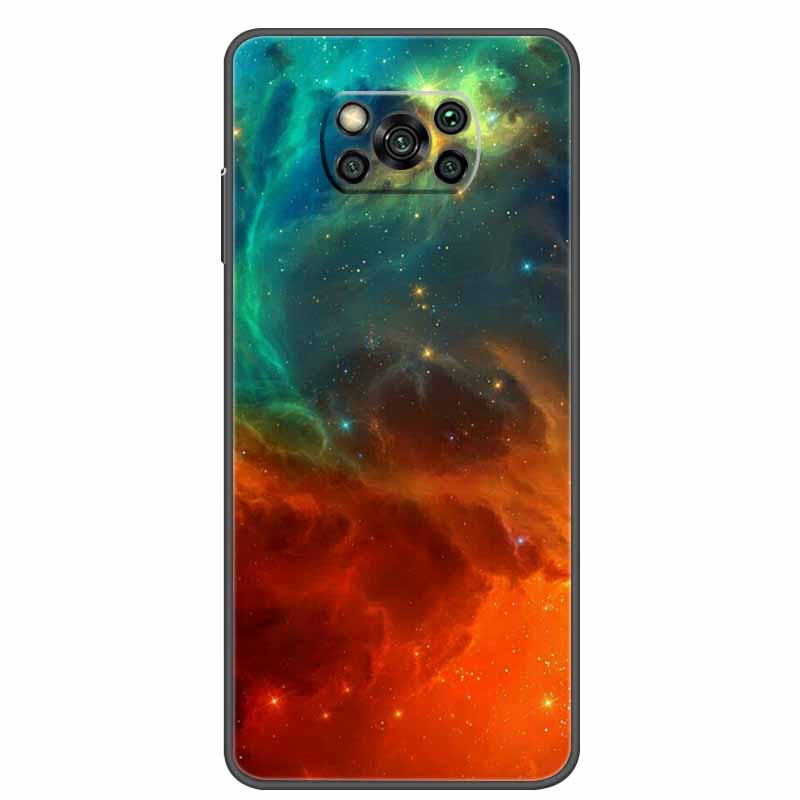 Чехол для Poco X3 Pro X3 NFC Модный Мягкий Силиконовый ТПУ Задняя Крышка Для Xiaomi Poco X3 NFC Чехол Ударопрочный Coque PocoX3 X 3 X3Pro