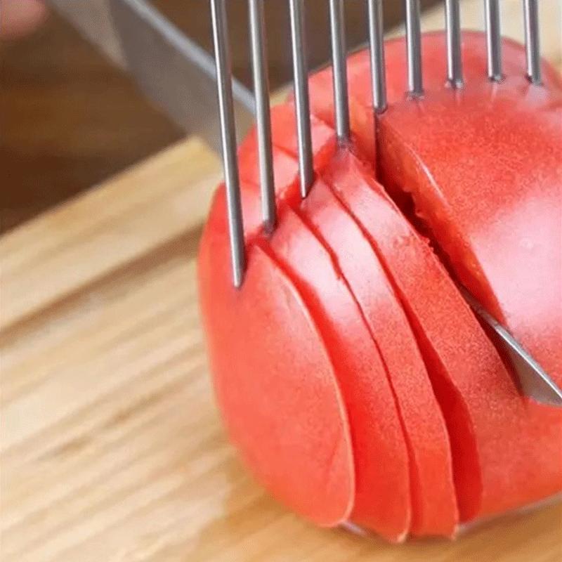 Из нержавеющей стали лукорезка многофункциональная защита для нарезки фруктов и овощей мобильная игла для размягчения мяса