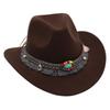 with Tassels Tibetan Style Top Hat Ethnic Style Jazz Fedora Hats  Ox Head Accessories