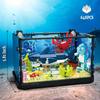 Fish Tank Building Block Lighting Aquarium Compatible Sets for Adults and Kids Ocean Jellyfish Turtle Animal Building Toys