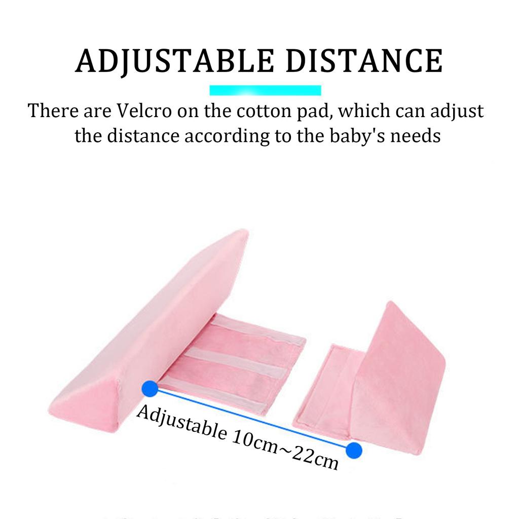 Регулируемый клин для новорожденных, клиновидная подушка с защитой от прогиба талии, съемный позиционер для сна с защитой от перекатывания