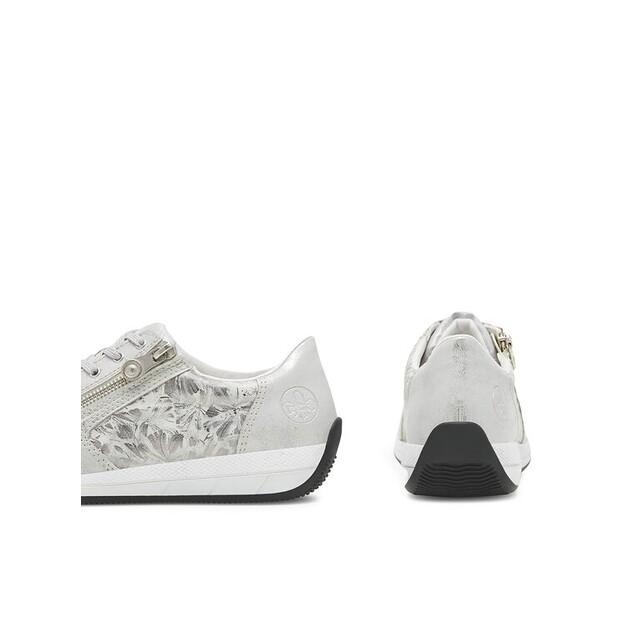 Кроссовки Rieker N1112-80 серебристый