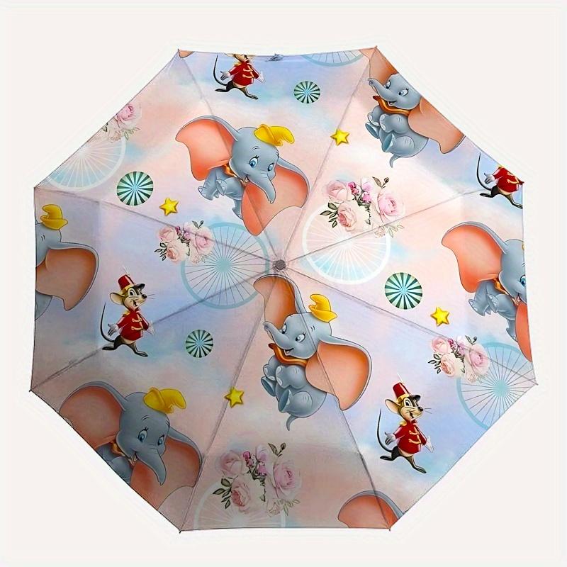 Dumbo, Timothy Automatic Opening and Closing Umbrella, Compact Travel Umbrella, Lightweight and Portable, Suitable for Beach Commuting Busin