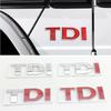 3D Металлическая эмблема TDI Хром Наклейка Эмблема на заднюю крышку багажника автомобиля