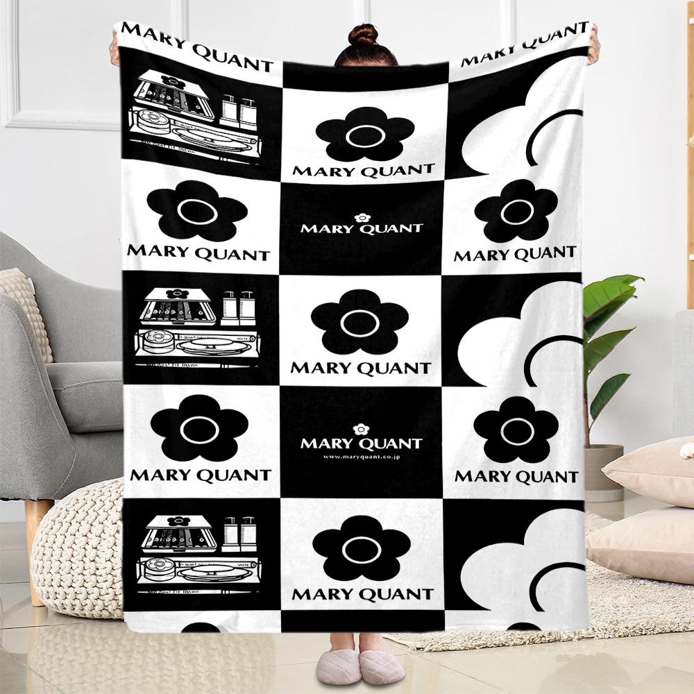 Flower Power Fashion Flannel Blanket-Soft and Suitable for Sofas,Beds,Offices,Travel,All Seasons,Great Gift for Holidays and Birthdays.